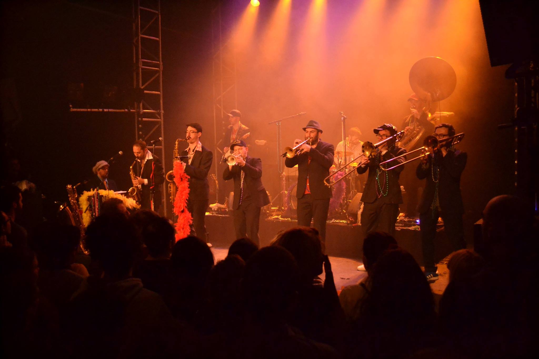 Le Mardi Gro Brass Band au cuvage de Jasseron